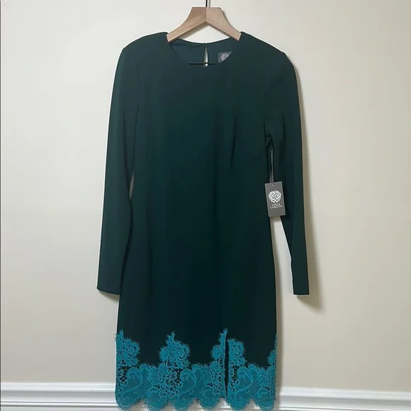 Vince Camuto | Dresses | Vince Camutowomens Lacehem Bodycon Dress Size 6  New With Tags | Poshmark